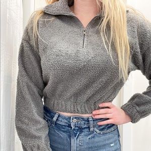 NWT Zaful Cropped Sherpa